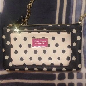 Betsey Johnson Polkadot Crossbody Purse